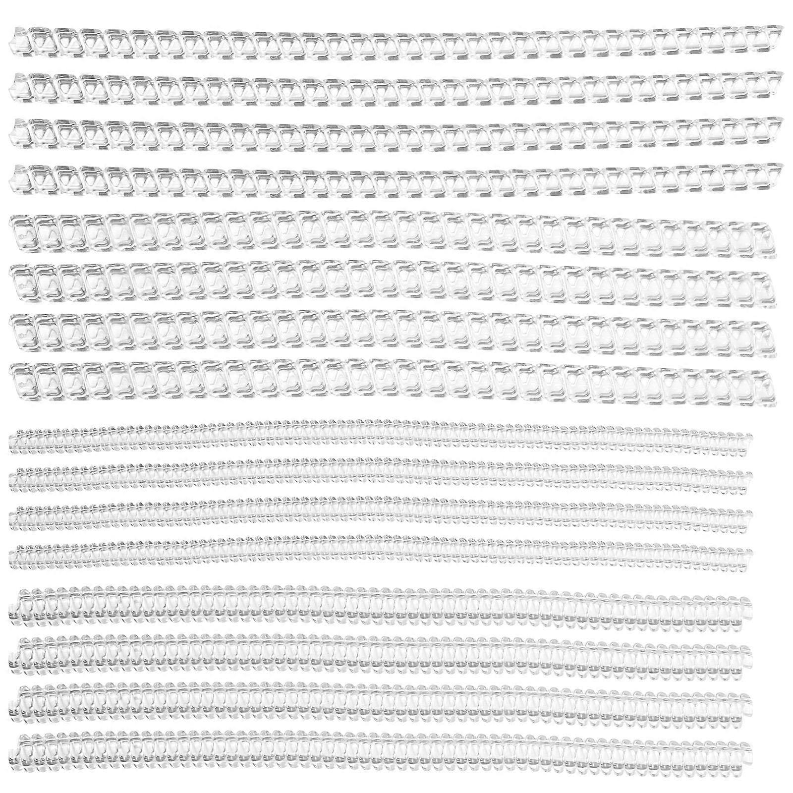 Transparent Silicone Ring Adjuster Kit – 16pcs Invisible Guards for Comfortable, with Multi Thickness Design