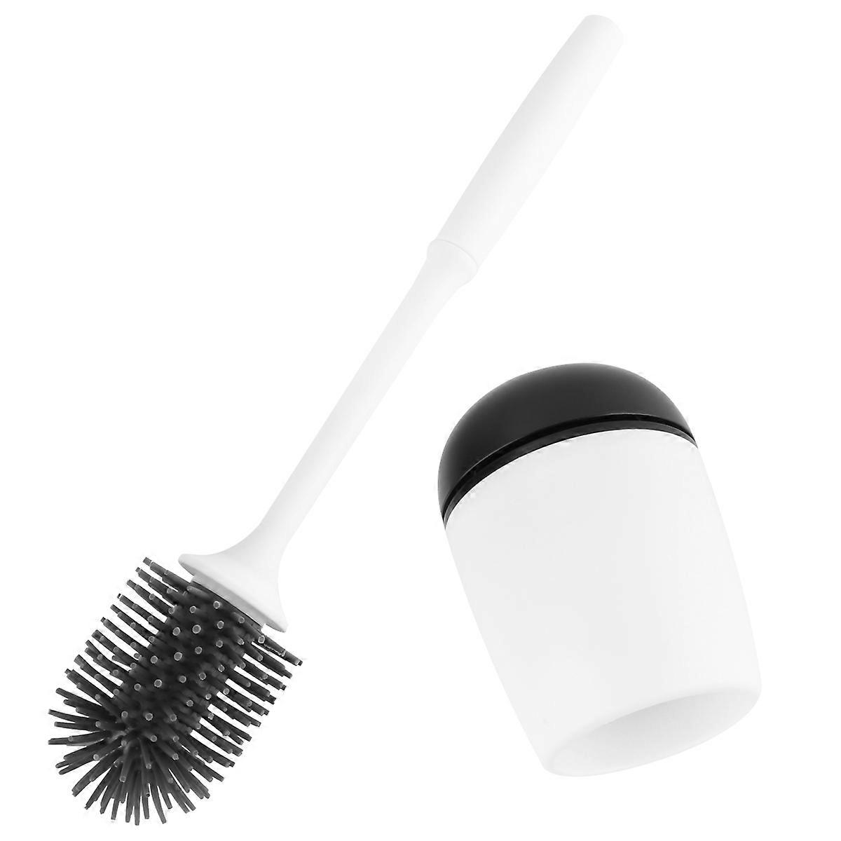 Multifunctional Scrubbing Brush Black Wall Mounted 10.6x10.6x43cm 1Pack