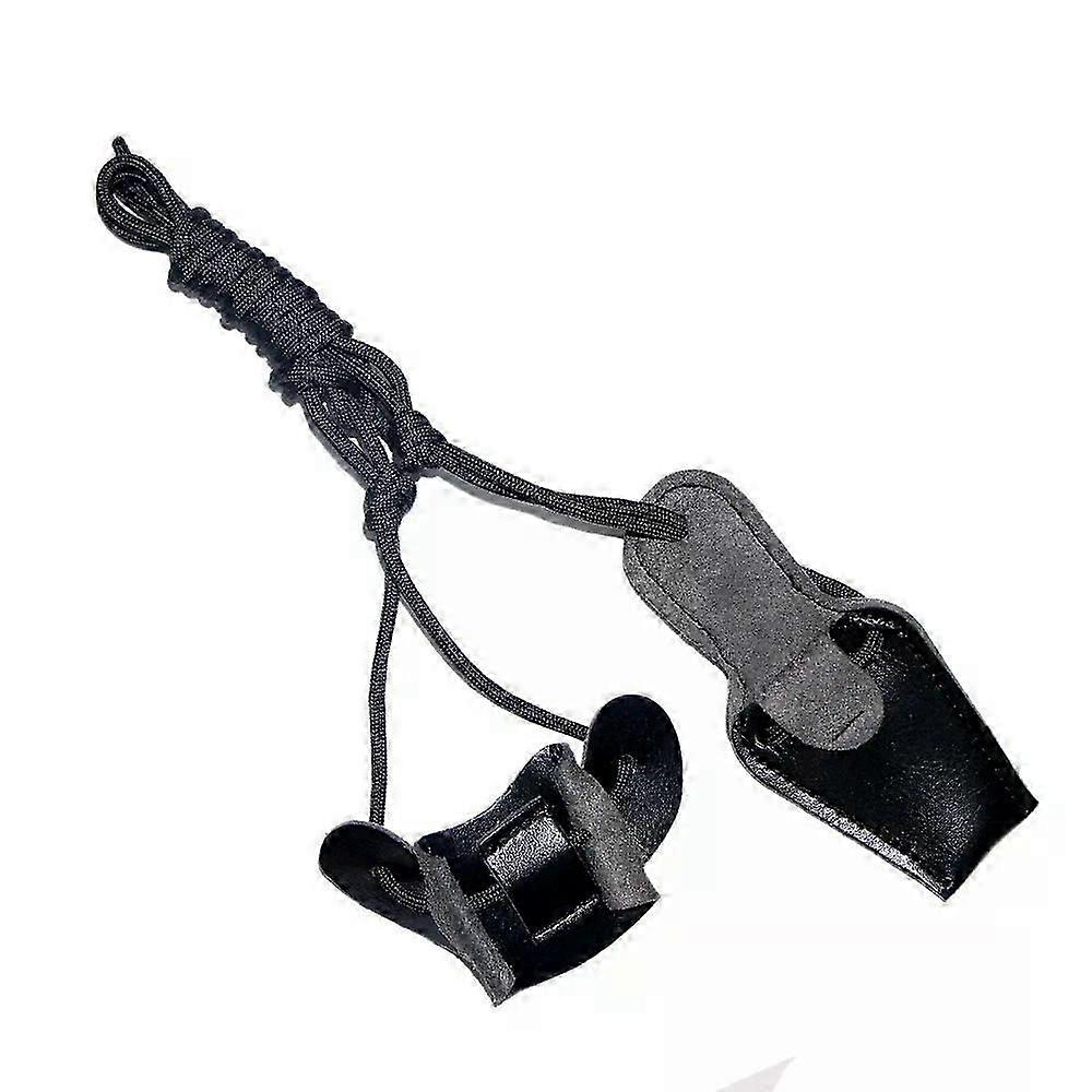 A black Upper String is Used as an Auxiliary Tool Fit For Bowing Novice Friendly Outdoor Sports Accessories