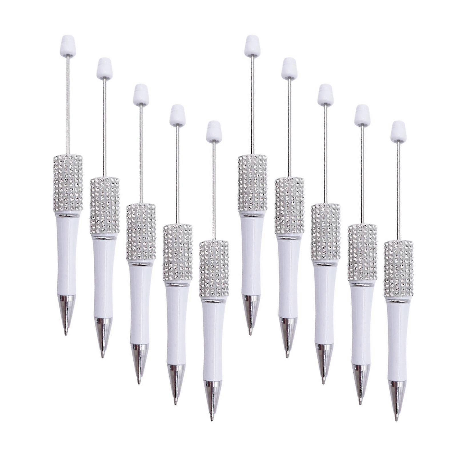 10x Assorted Crafting Pens Ideal for Weddings, Students, and DIY Projects Perfect for Beadable Pen Activities, Drawing, Journaling, and Exam