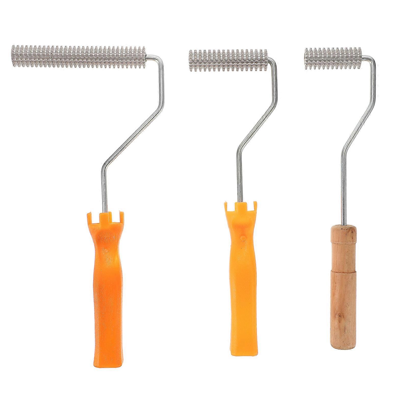 1 Set 3Pcs Practical Bubble Remove Tools Fiberglass Kit Silver