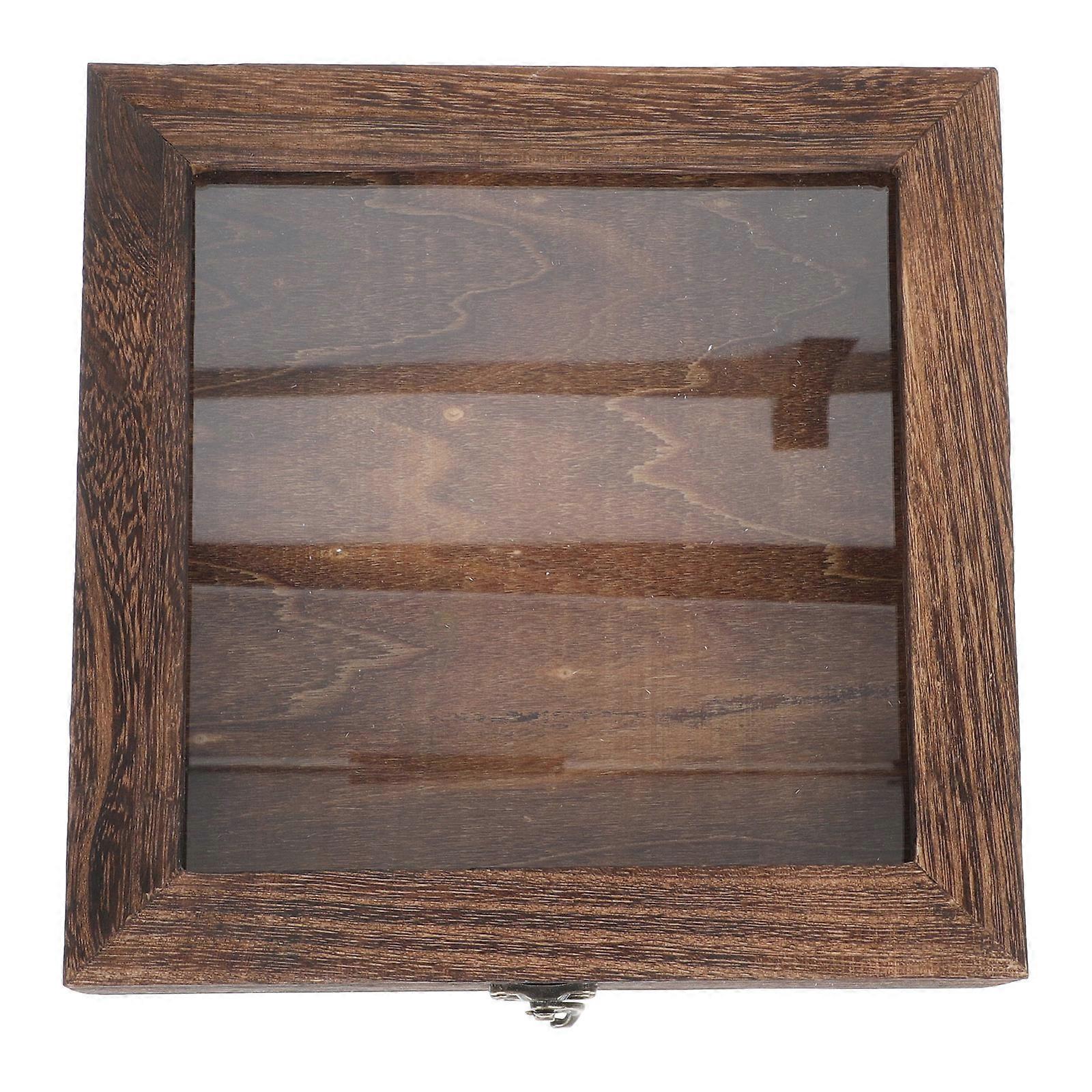 Vintage Style Specimen Display Box Insect Specimen Model Entomology Collection Box Acrylic 20x2cm Retro Style Specimen Storage 1Pack