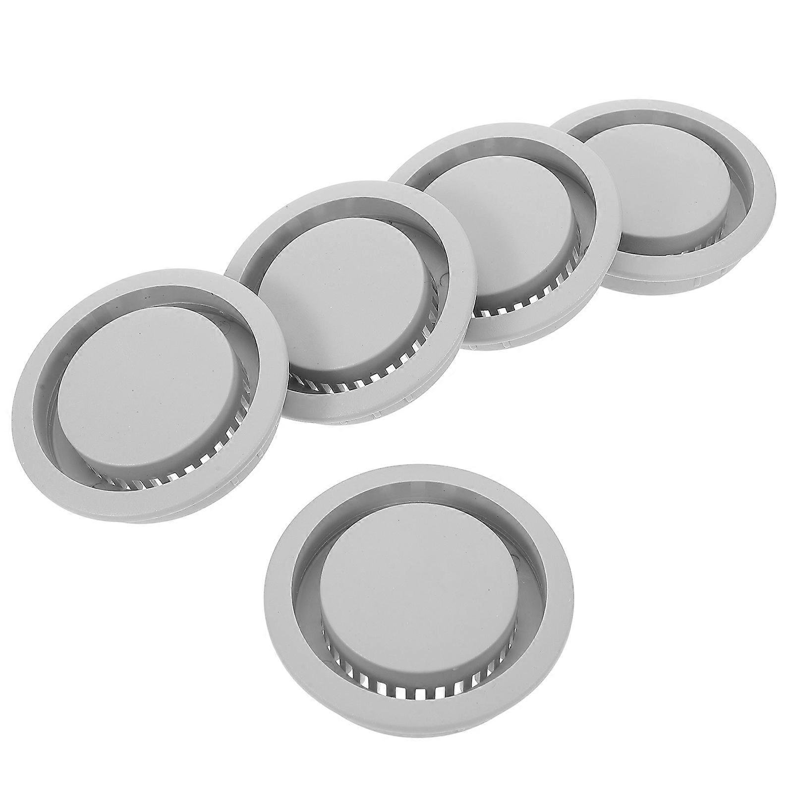 5pcs Ventilation Plugs for Shoe Box Durable, Breathable Design for Closet Airflow, Odor Reduction and Heat Distribution