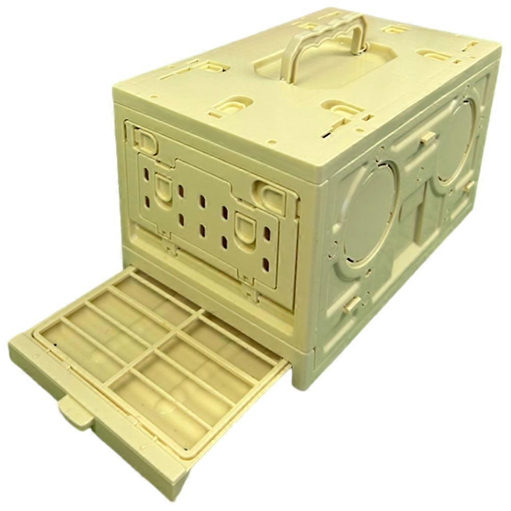 Lightweight Foldable Bird Cage for Small Pets – Multifunctional Travel Carrier for Parrots, Hamsters, and Birds, Ideal for Hiking, Camping, and Trips