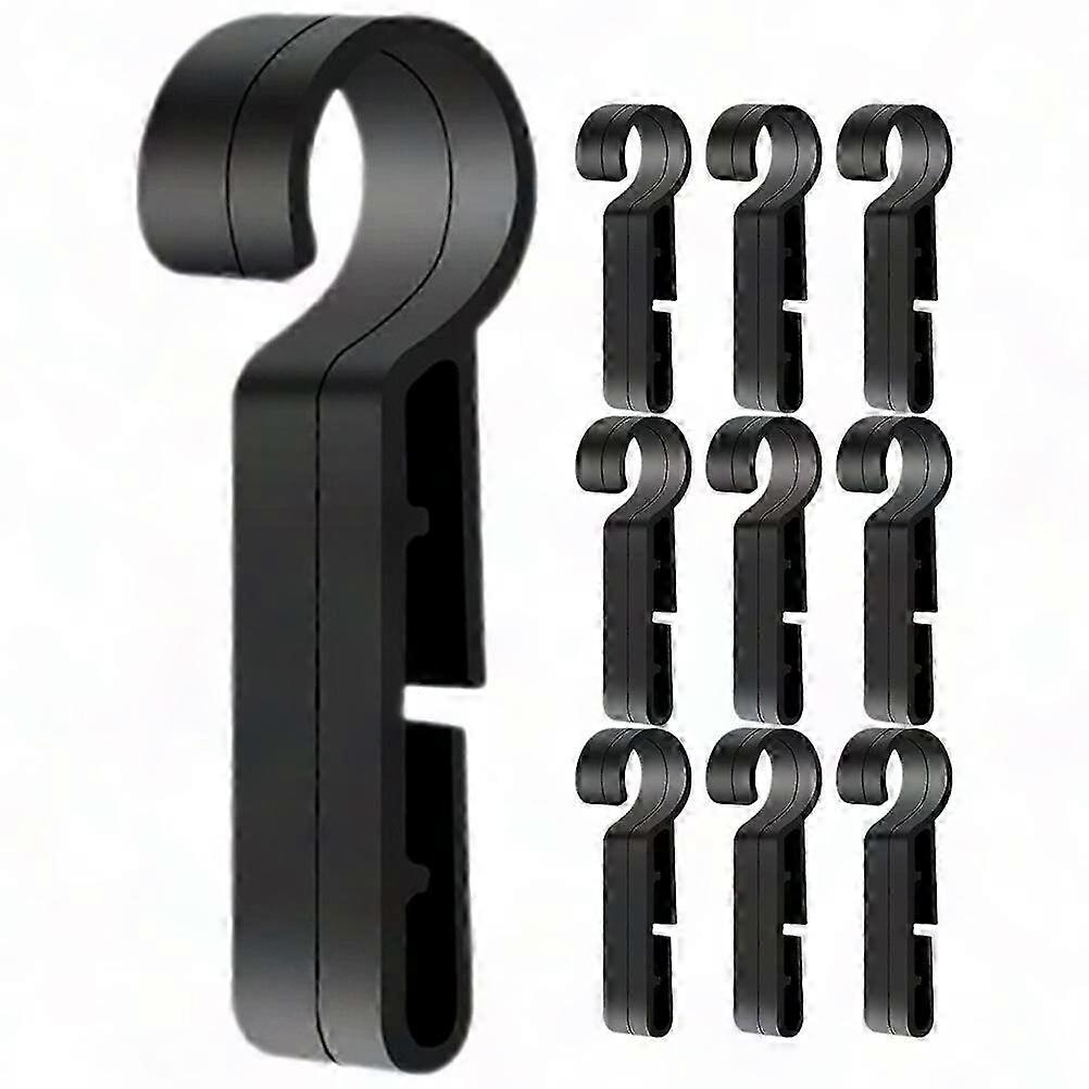 50 件头盔头灯夹，用于头灯和灯的塑料扣