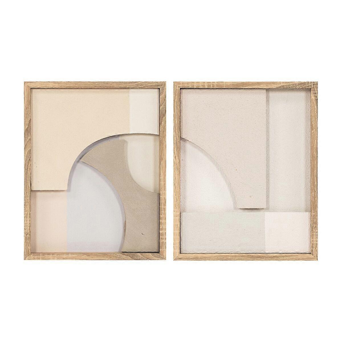 LED Picture Home ESPRIT polystyrene MDF Wood 40 x 3,8 x 50 cm