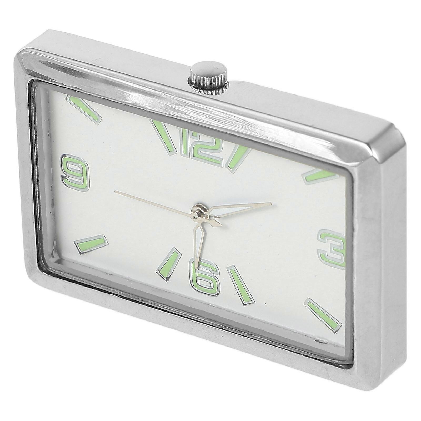 Luminous Dashboard Clock Stick Design Timepiece for Car Interior Decoration Visibility