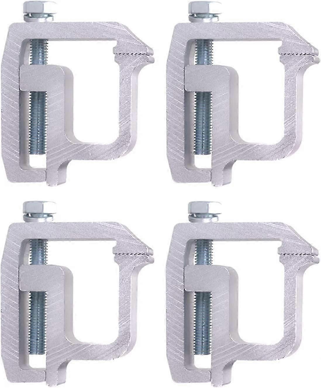 Heavy-Duty Truck Cap Clamps - Universal 4-Piece Set for Secure Topper & Camper Shell Mounting
