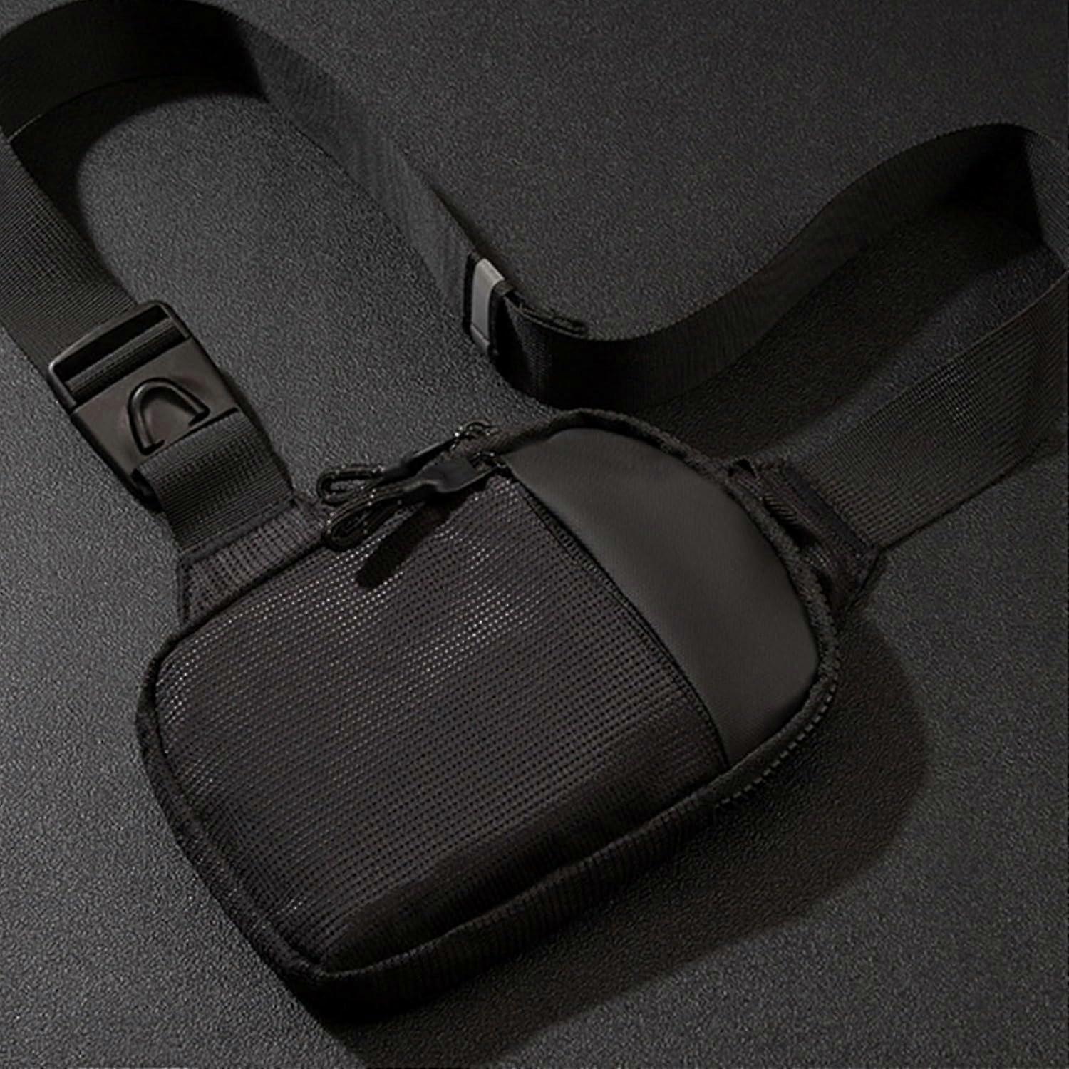 Brusttasche Für Herren – Wasserabweisend, Mit Wasserflaschenhalter, Verstellbar, Für Sport & Outdoor
