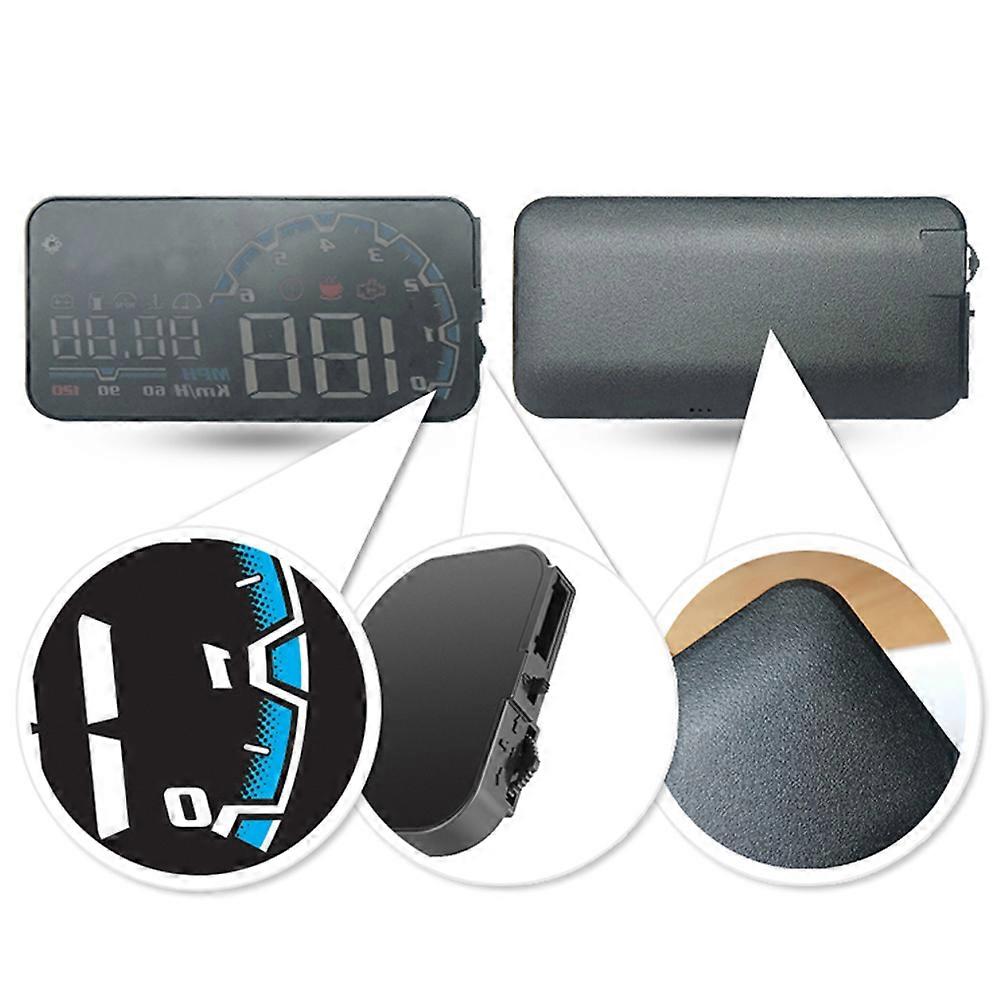 Speedometer Digital Speed Voltage Oil Consumption Water Temperature Total Driving Time Meter Display Car HeadUp Projector