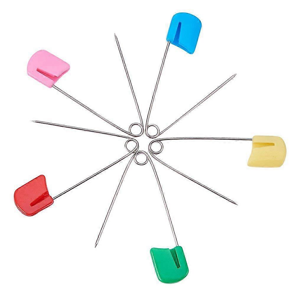 Straight Pins With Large Heads Plastic Tipped for Home Office School General Users 100Pcs