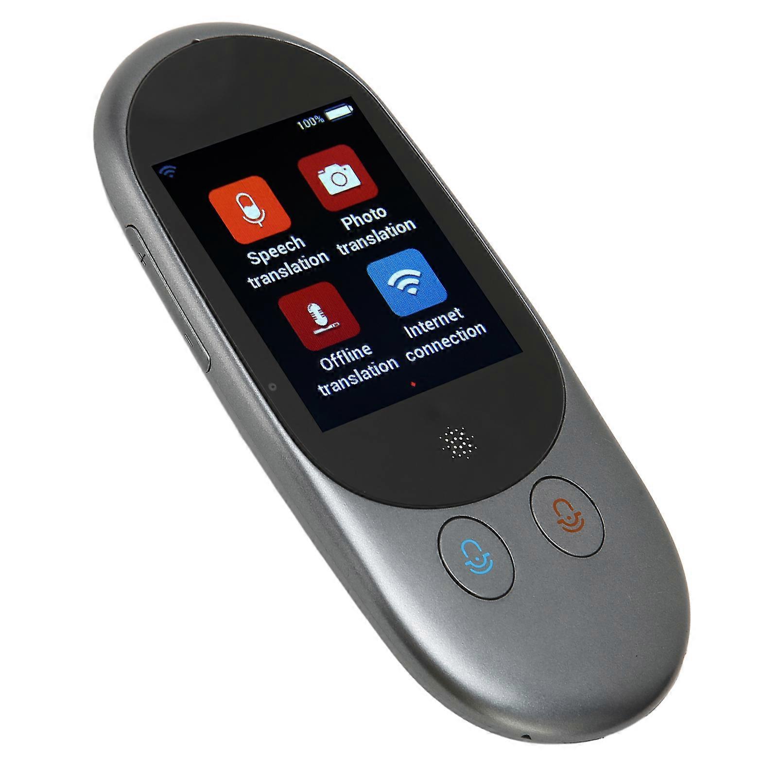 2.4in Language Translator Device 126 Languages LCD Touch Screen HD Camera Noise Reduction Hifi Translator for Business 