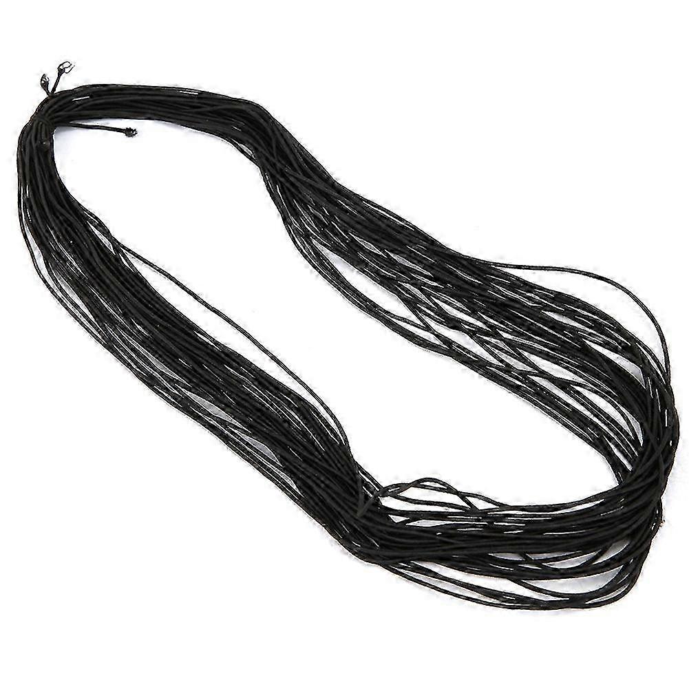 1.2mm 15m Elastic Stretch Cord Beads String Wire for DIY Jewelry Making (Black)