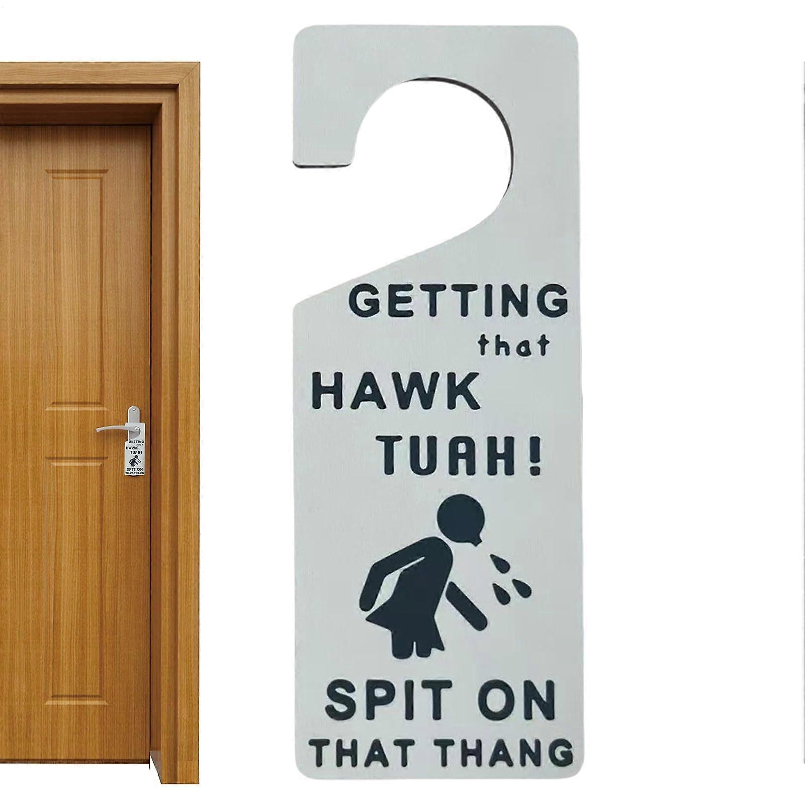 Coat Hook for Door Handle – Creative Decorative Sign for Wooden Door Handle, Unique Coat Hanger Door Sign for Left