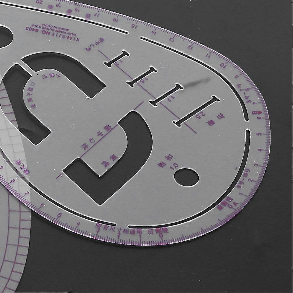 9Pcs/Set Sewing Ruler Set Multifunctional Curve Stick Tailor Measuring Accessories