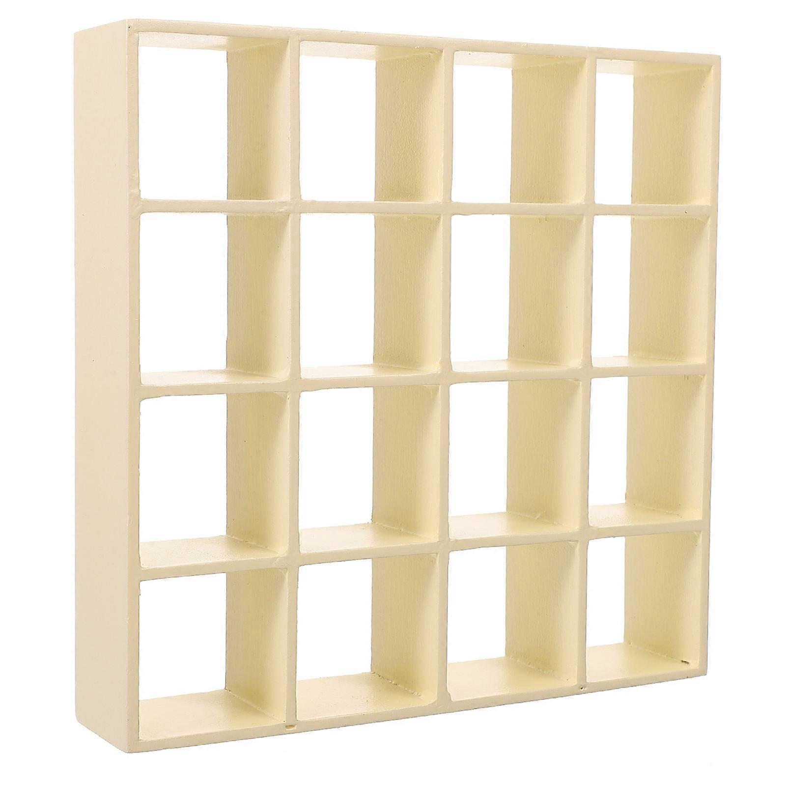 Miniature Furniture Model Toy Mini Library Bookshelf Chic Design For Children 1Pack