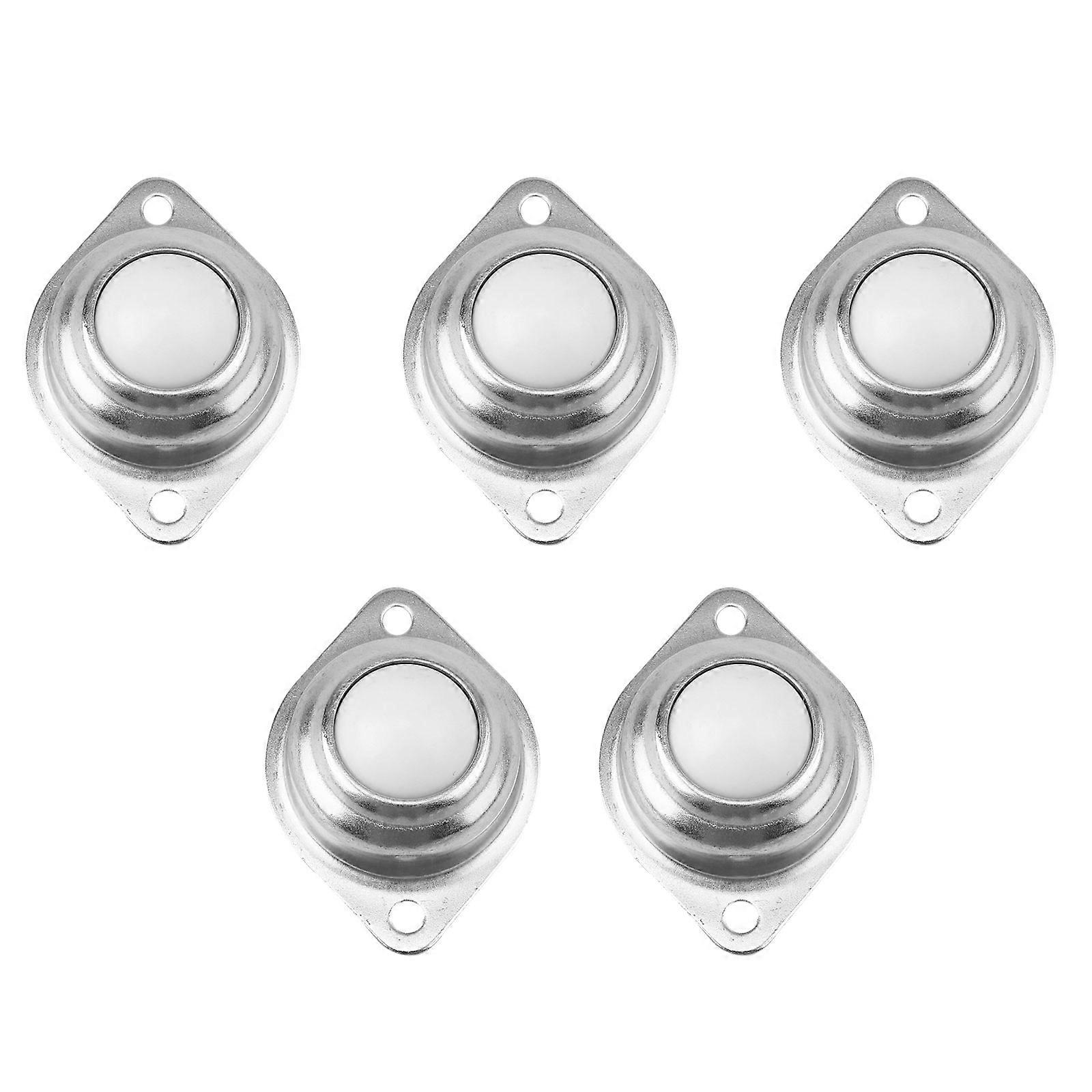5pcs Round Ball Transfer Units Rotation Caster Wheels for Office Chairs, Furniture & Conveyor Systems – Heavy Duty, Load Bearing, Easy Install, Stable