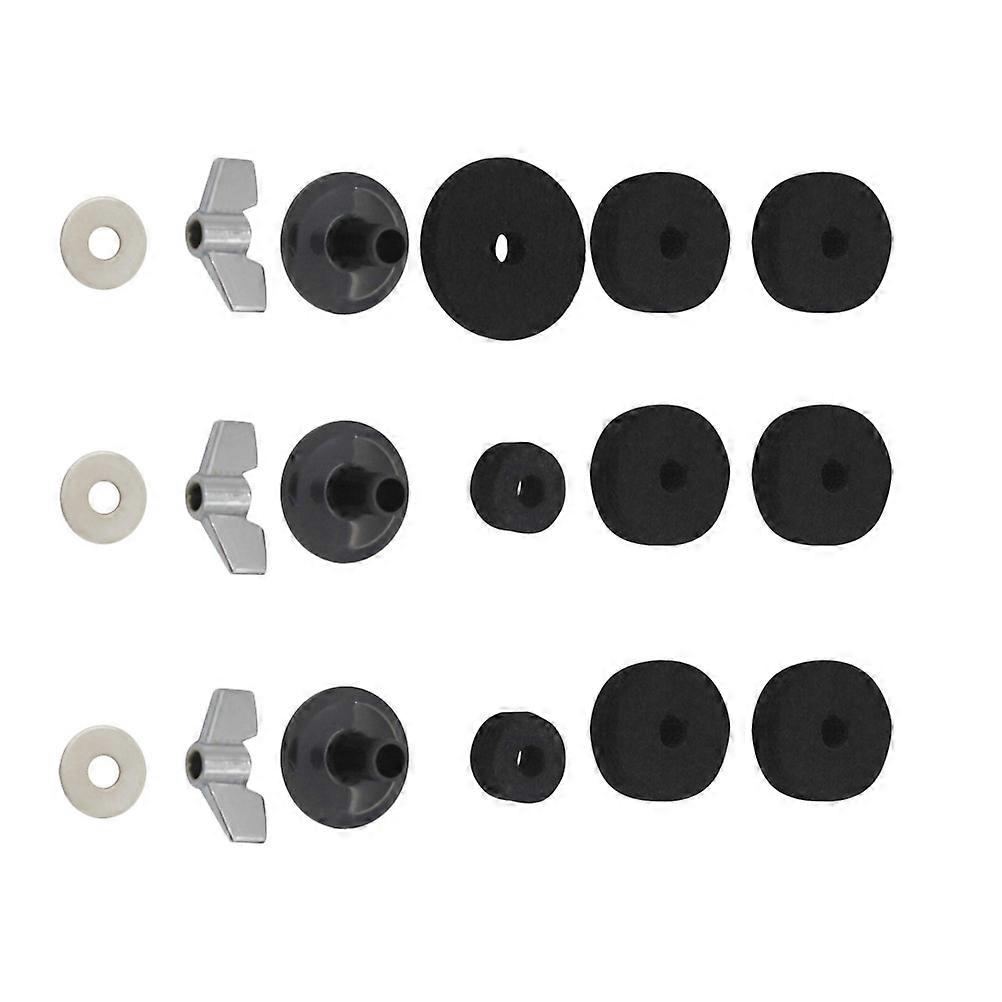 It seems like you're referring to a product description for a **18 piece drum accessory kit** that includes various parts like **cymbal felts,