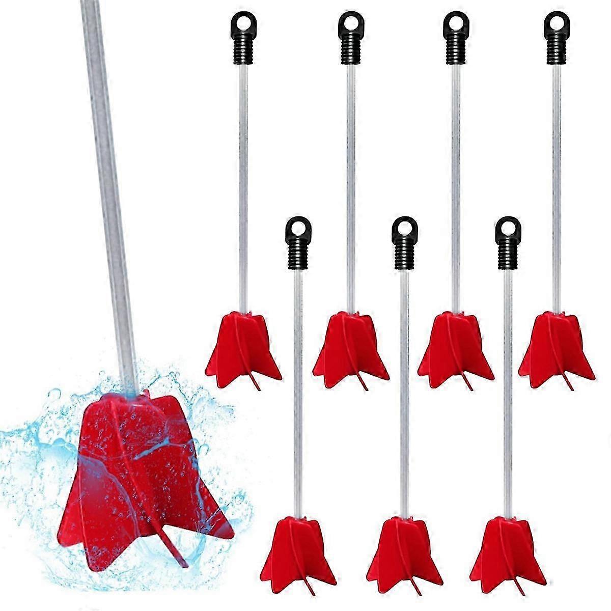 14 Pcs 12 Inch Paint Stirrer for Drill Reusable Drill Mixer Attachment Resin Mixer Helix Drill Paint