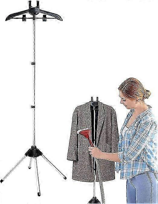 Steamer Stand - Garment Hanger For Steaming Clothes, Steamer Stand For Clothes, Folding Telescopic Clothes Steamer Holder, Drying Rack Handheld Standi