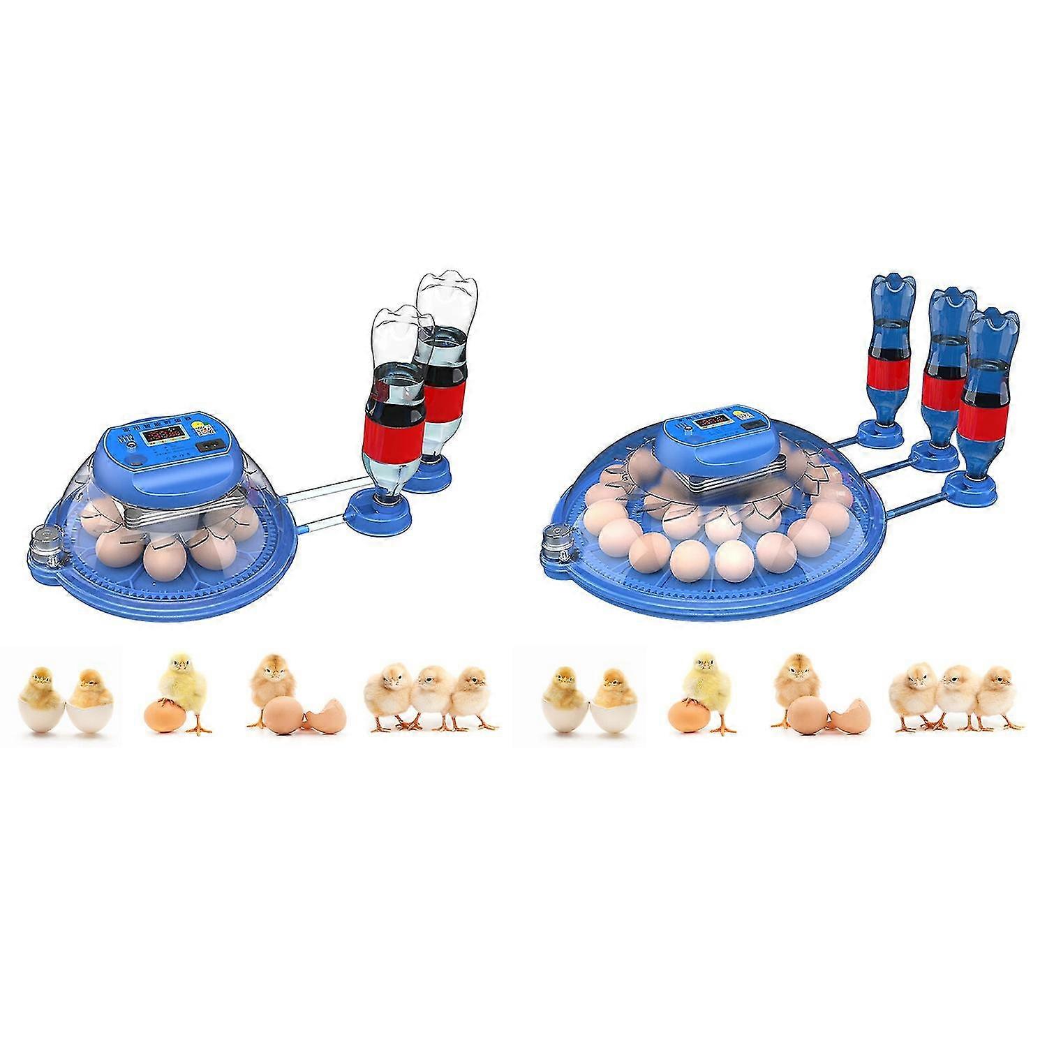 26 Egg Automatic Incubator for Chickens Ducks Geese with 220V/12V Power 0619