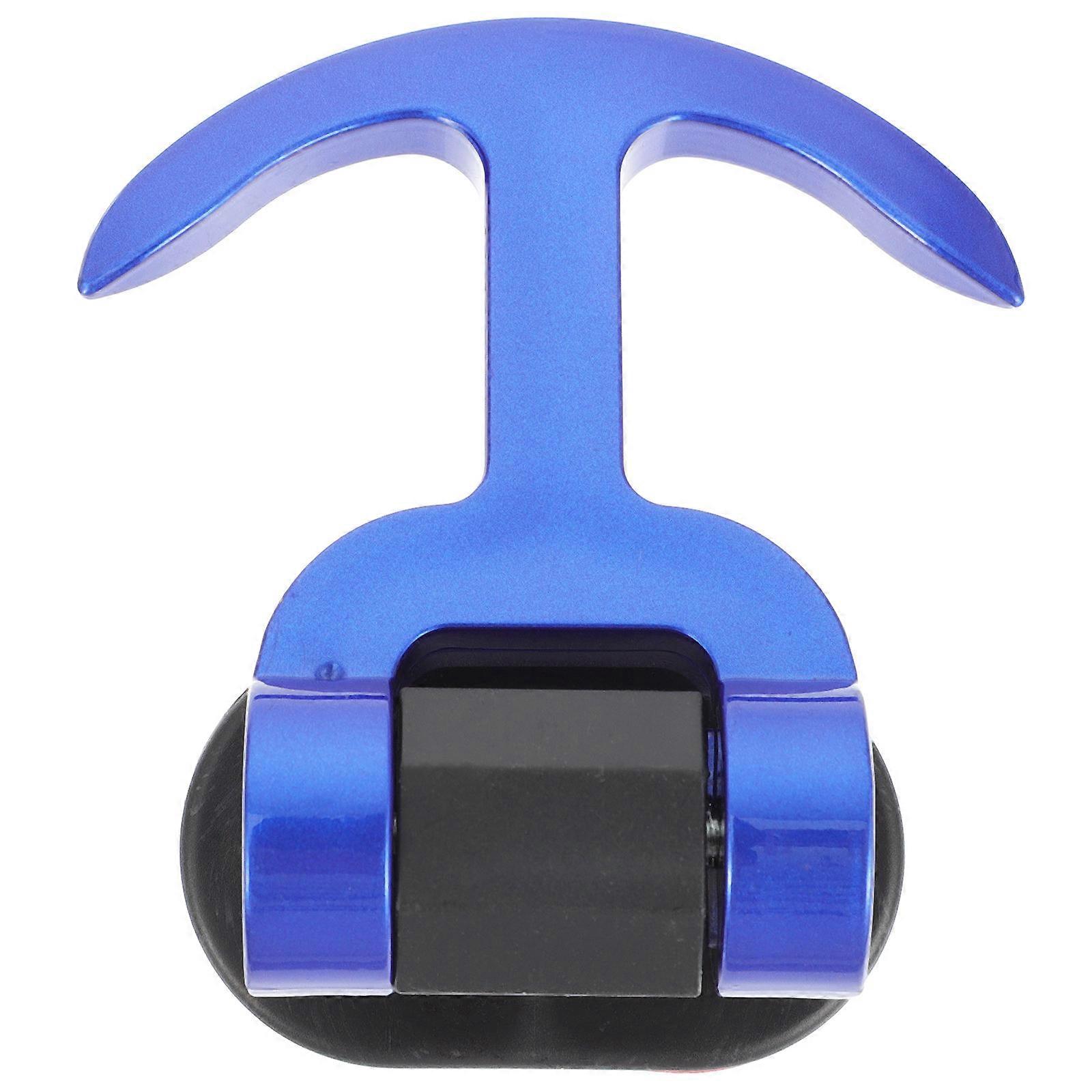 T-Type Car Tow Hook Modified Design For Outdoor Adventure And Vehicle Owners 11X6.5cm Blue 1Pack