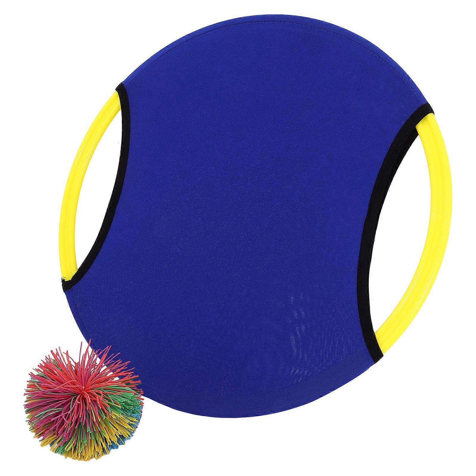 Fun Tossing Ball Game Toss And Catch Ball Set Outdoor Activities Round Interactive Plaything Blue 1Set