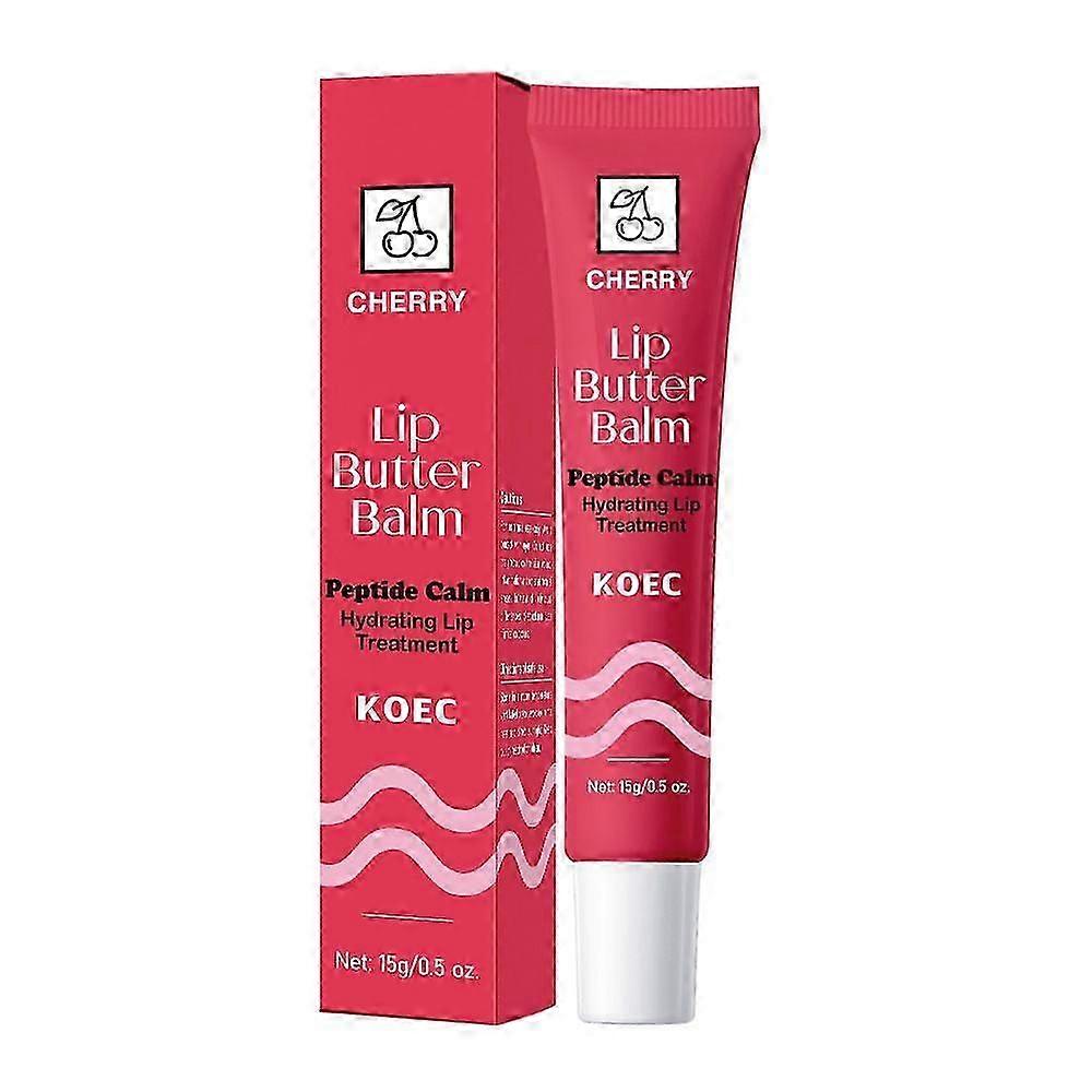 Lip Glowy Balm Butter Lip Balm Plumps Moisturizing Hydrating Lip Mask Repair Lips Care Lip Treatment for Dry Cracked Lip, Glossy Finish