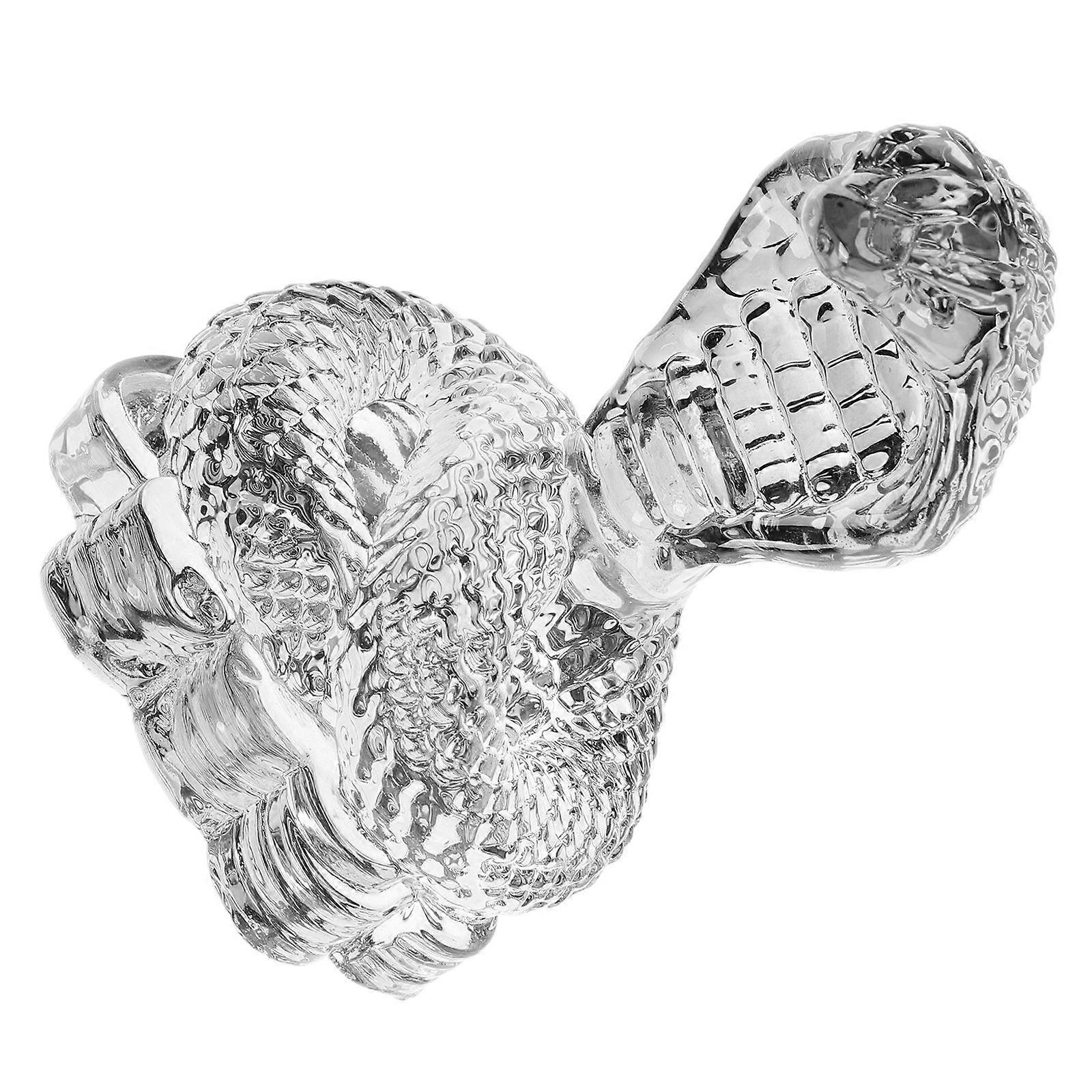 Crystal Snake Statue Lightweight Adorable Figurine for Home Garden Decoration, Perfect for Birthdays, Weddings and Special Occasions