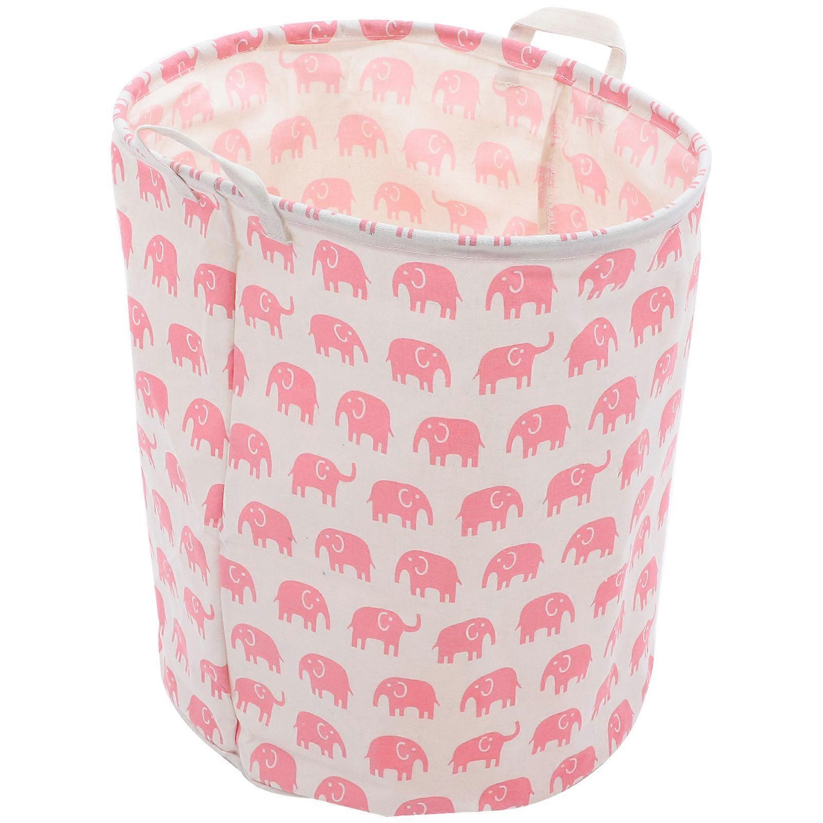 Foldable Laundry Room Organization Hamper for Fabrics Sheets Blankets Construction Assorted Color Strong Wire Frame 1Pack
