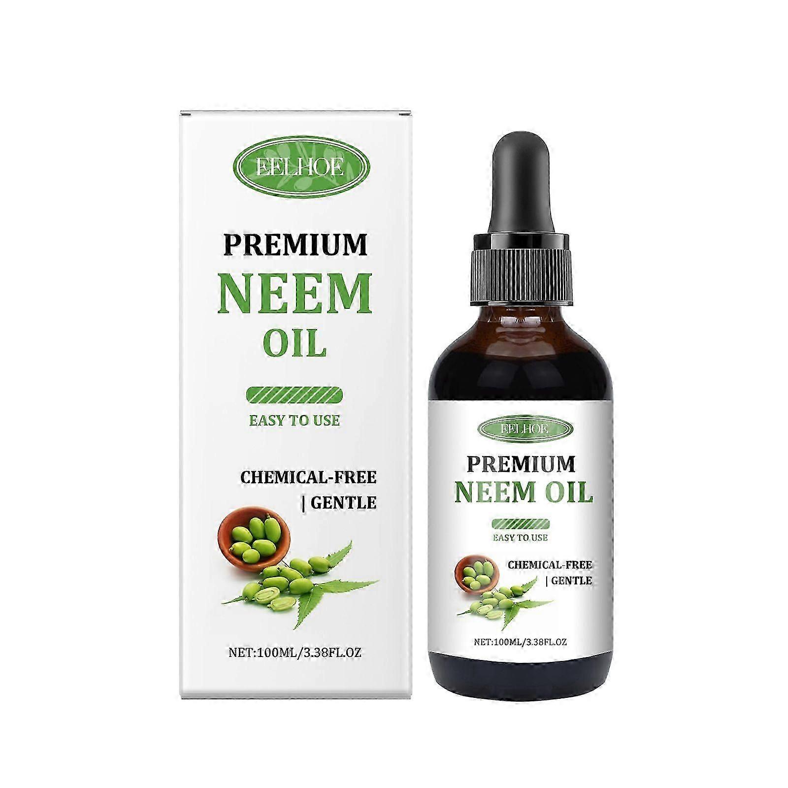 3PC Ulei de Neem Îngrijire Ulei esențial Hrănitor Scalp Îngrijirea pielii Îngrijirea unghiilor Ulei de Neem