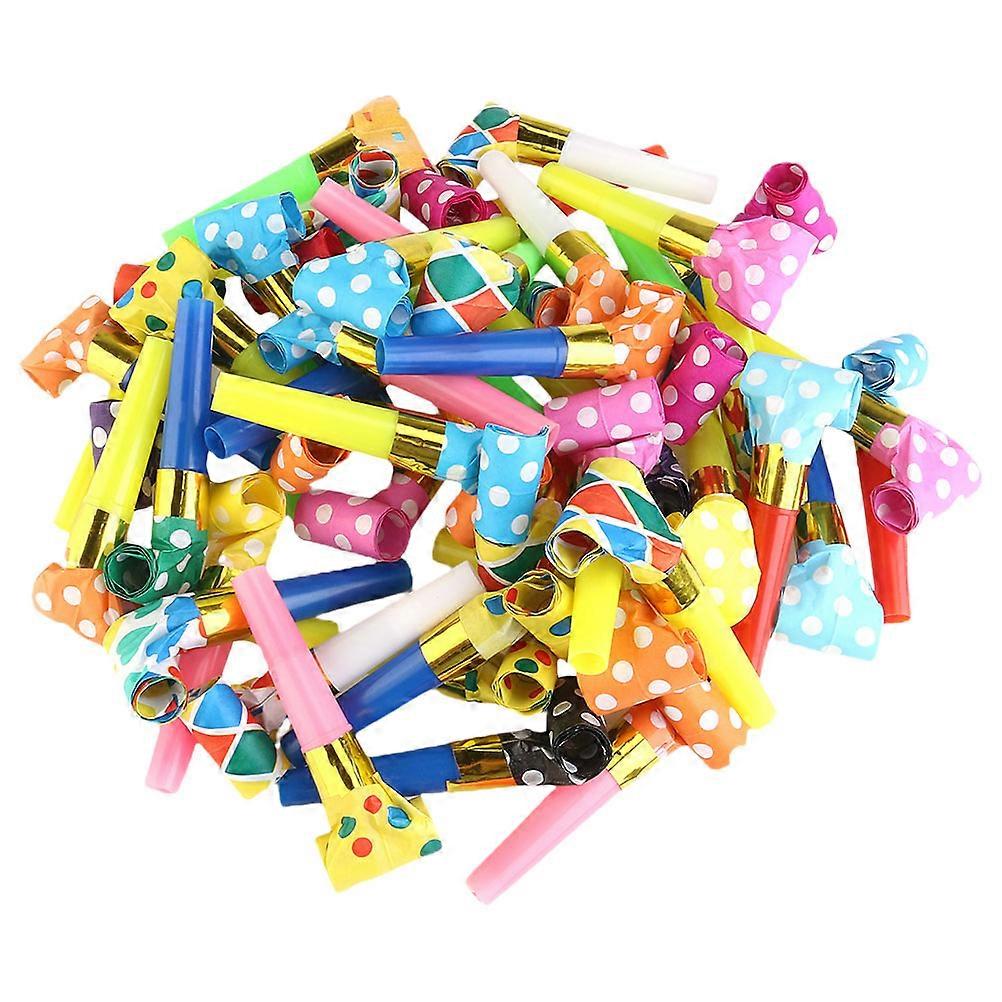 Child Whistle Toy 50Pcs Assorted Color Plastic Party Whistles with Vibrant Colors for Party Use