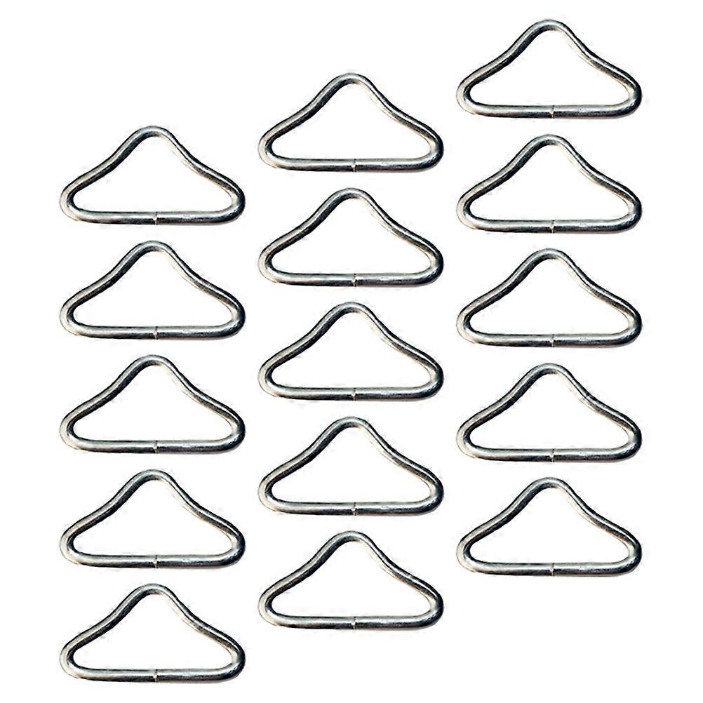 Replaceable Trampoline Rings Durable Triangle Buckles For Trampoline Use Reliable Stability 15Pcs