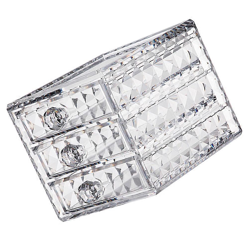 Compact Cosmetic Organizer with Delicate Workmanship for Dressing Table