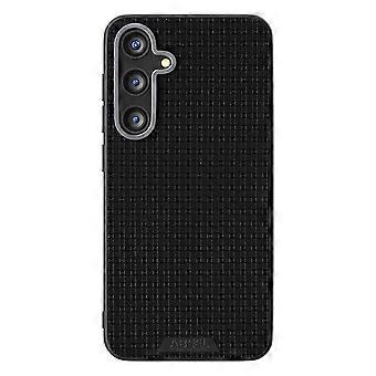 TKdaddy ABEEL Voor Samsung Galaxy S25+ Hoesje Compatibel met MagSafe Getextureerde Micro-Embossing Back Cover Zwart