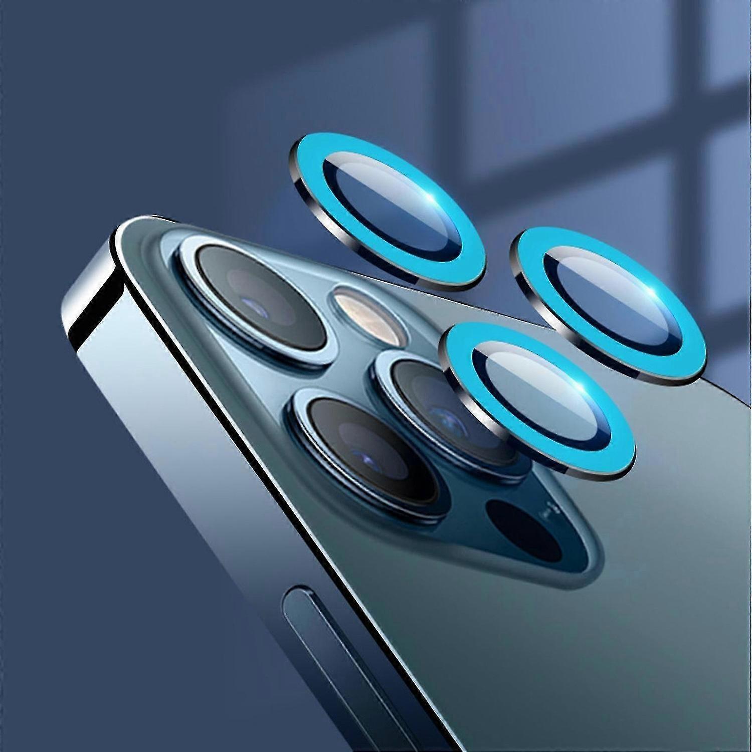 Luminous Camera Lens Protector Compatible For Iphone 15 Pro Max/iphone 15 Pro, Clear Tempered Glass