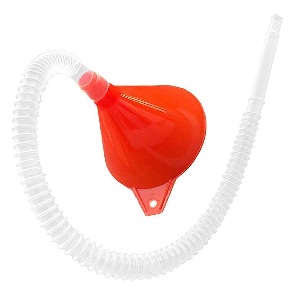 Fuel Funnel Set Transparent Flexible Design, Wide Neck for Easy Filling, Lightweight & Compact Oil Change Tool for Motorbikes and Vehicles
