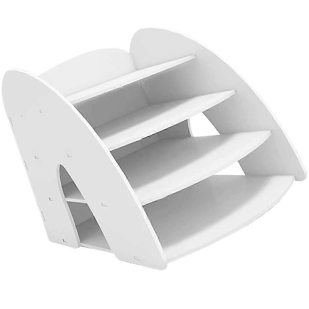 Multi Layer Desktop File Organizer for Office & Home – Pigeon Storage Rack for Magazines, Documents, and Desk Organization