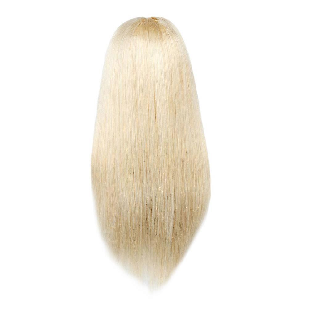 Peruca resistente ao calor reta de 18 polegadas para mulheres e meninas cor aparência natural 1 peça