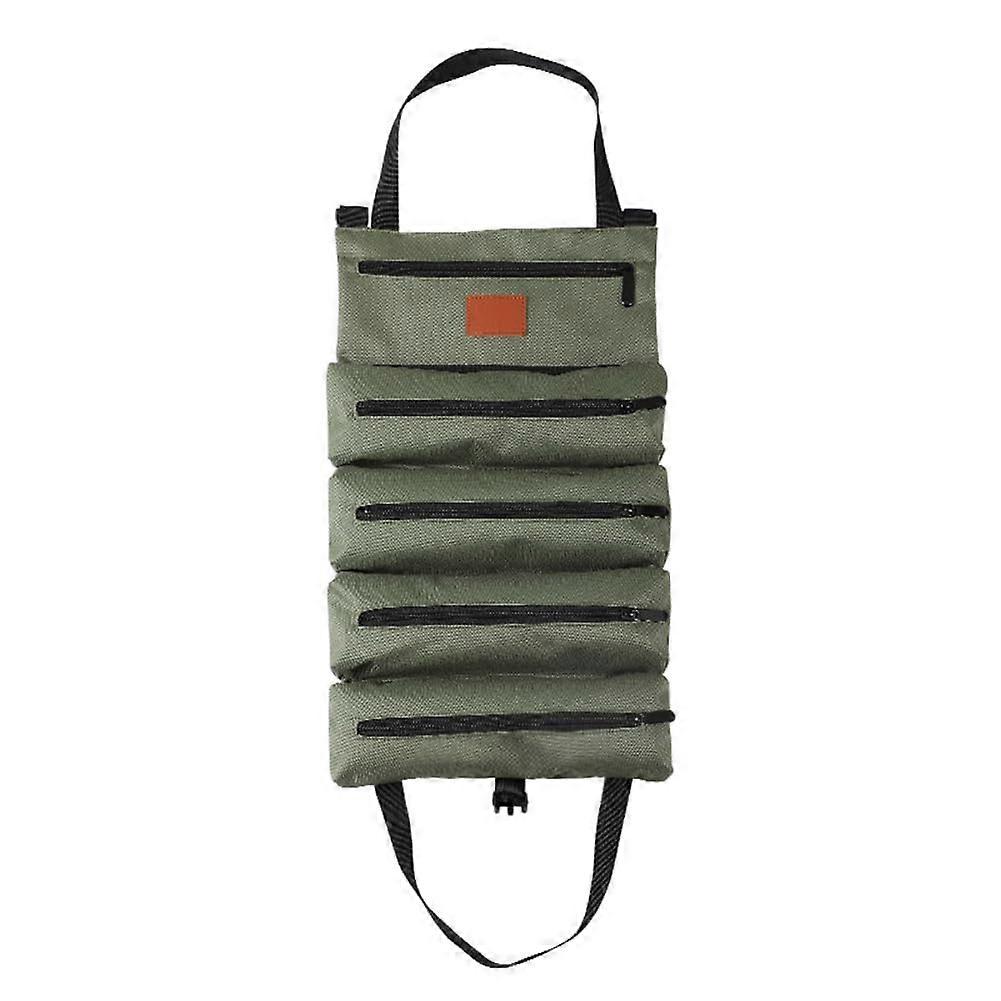 Roll Up Tool Organiser Bag, Multi-Purpose Tool Roll with Adjustable Straps