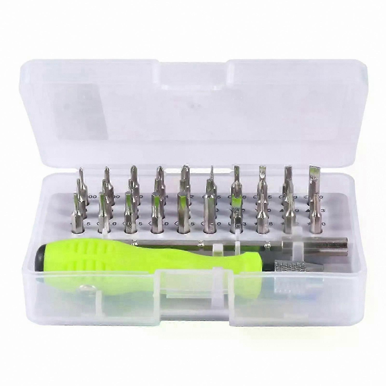 32-Piece Precision Screwdriver Set with Magnetic Bits for Electronics Repair