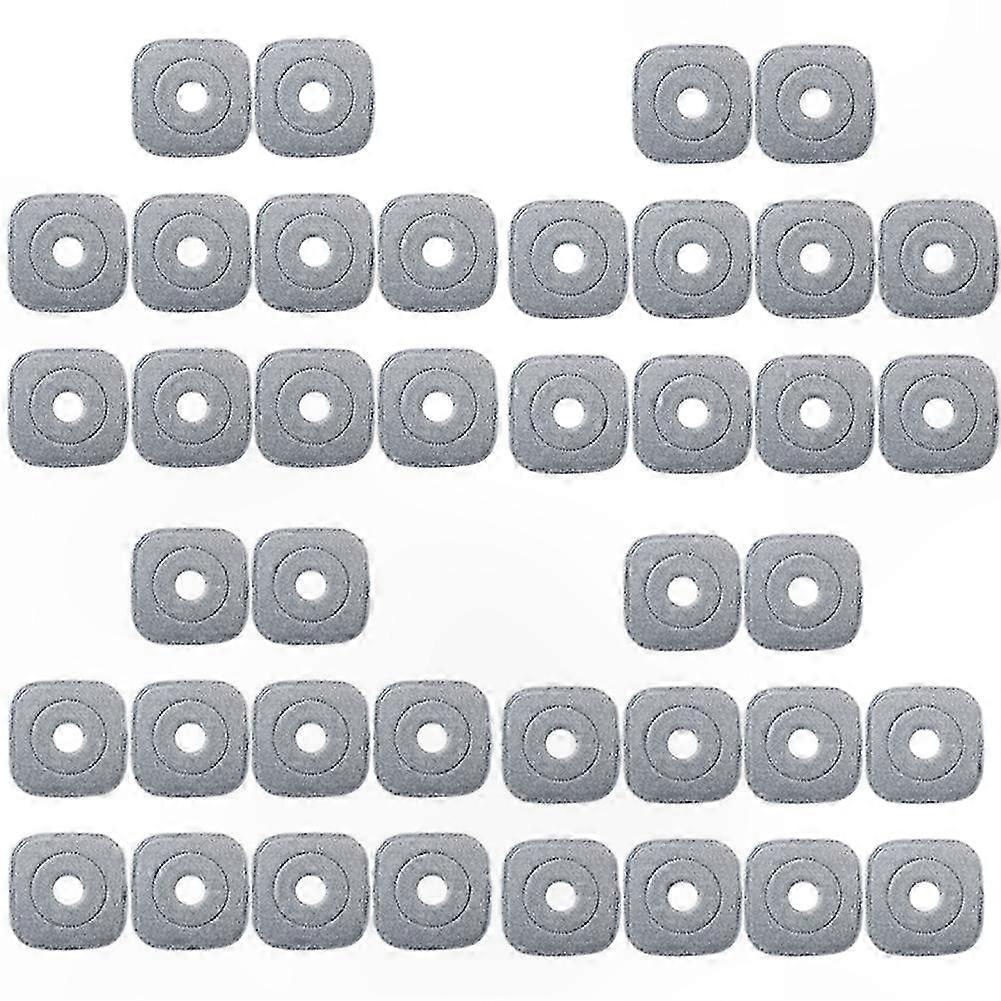 40-Pack Microfiber Mop Pads for Automatic Spin Mops Floor Cleaning Replacement Cloths