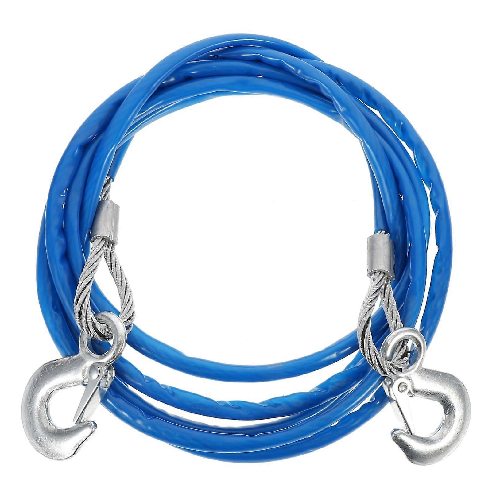 Tow rope, tow strap, tow cable, heavyduty tow strap, ATV tow strap, tow straps for trucks, tow strap for vehicles, steel wire, blue