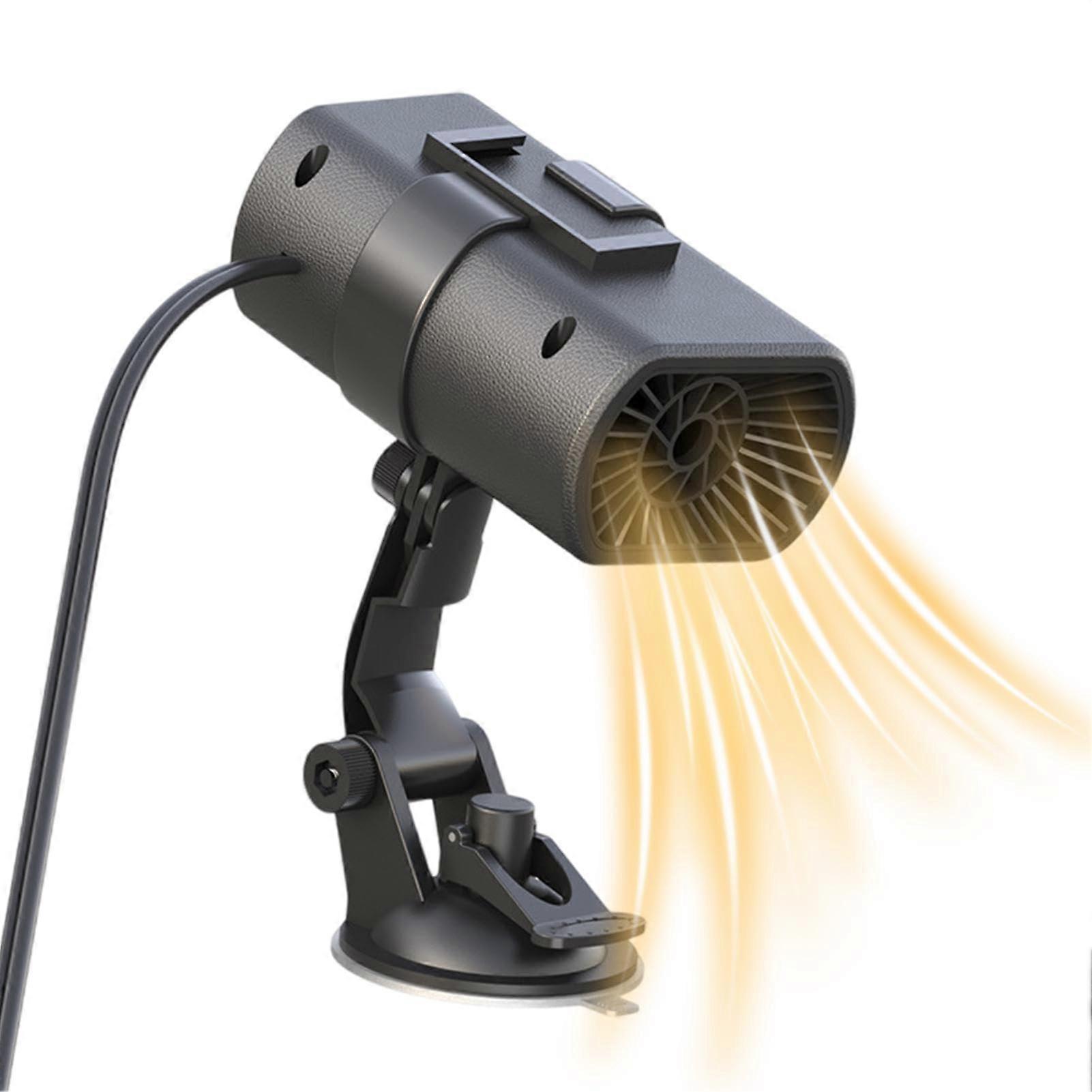 Auto Defroster 12V Windshield Heater, Portable Fast Heating Car Defogger, 360-Degree Adjustable Windshield Dryer