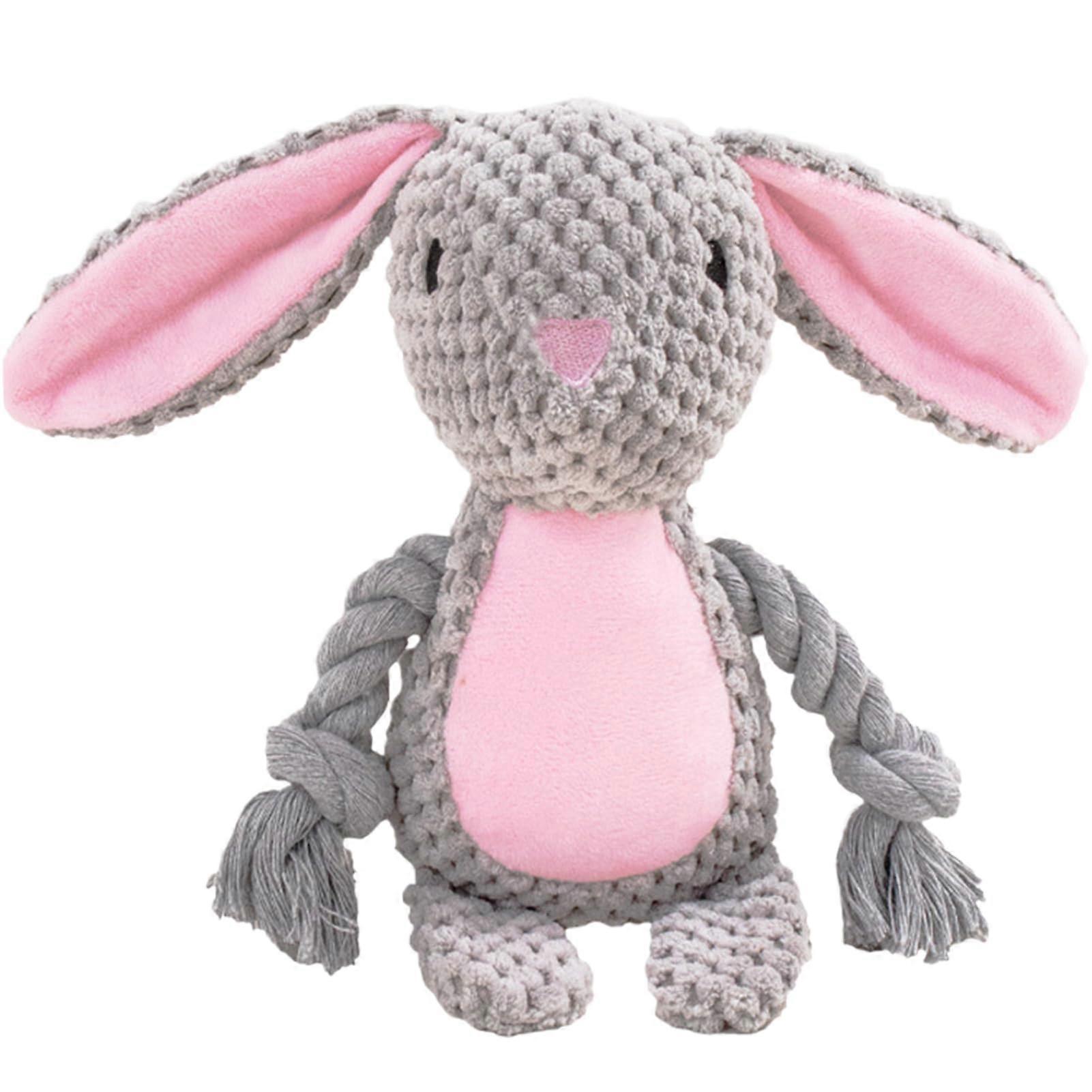 Squeaky Plush Dog Toy, Interactive Chew Toy, BiteResistant, Durable Squeak Toy