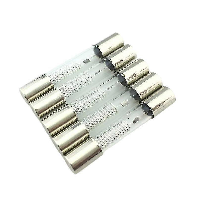 Glass Fuses 10 Pieces 6 x 40 mm 5KV High Voltage Microwave Fuse 0.65A 0.7A 0.75A 0.8A 0.9A Glass Tube Fuse 5000V