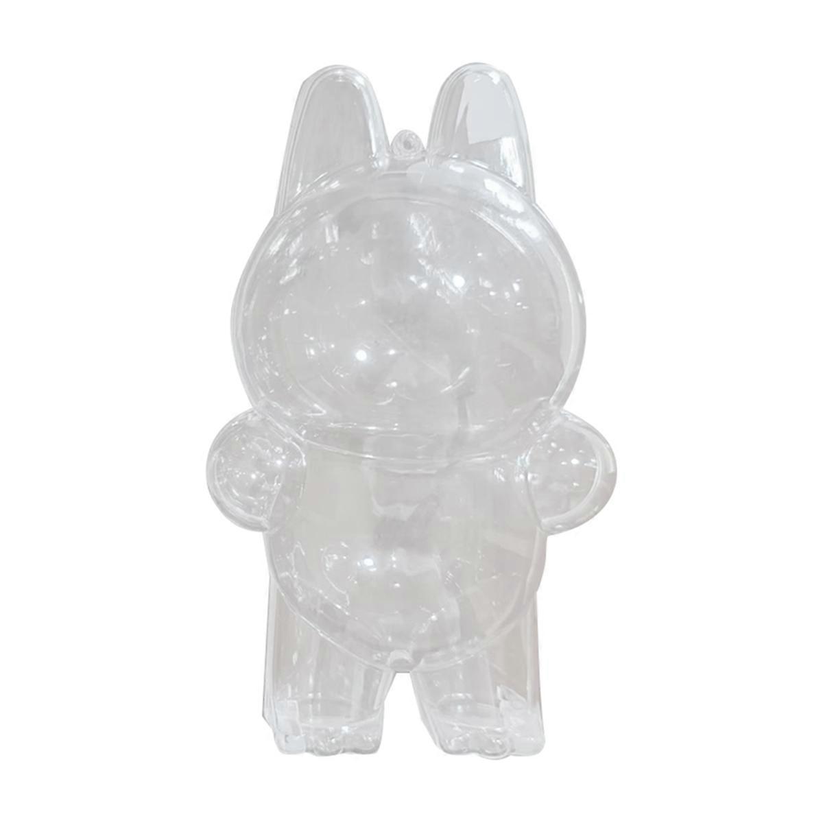 For Transparent Protective Cover for Stuffed Toys Plushie Display Bag Storage Box for Toy Organizat