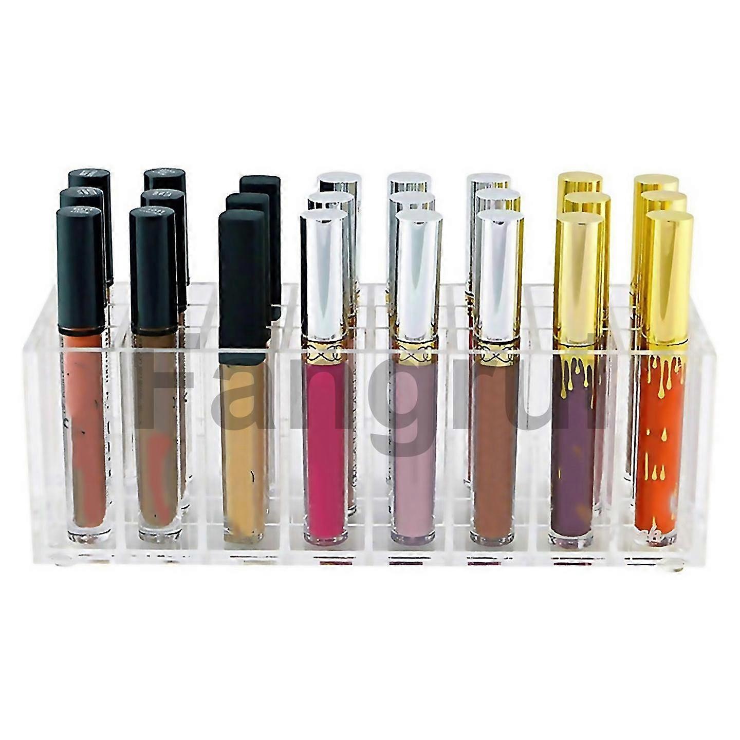 For 24grid Lipstick Storage Box Lip Gloss Container Nail Polish Storage