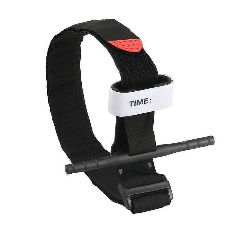 4-Pack Tactical Tourniquets - Emergency First Aid (Black)