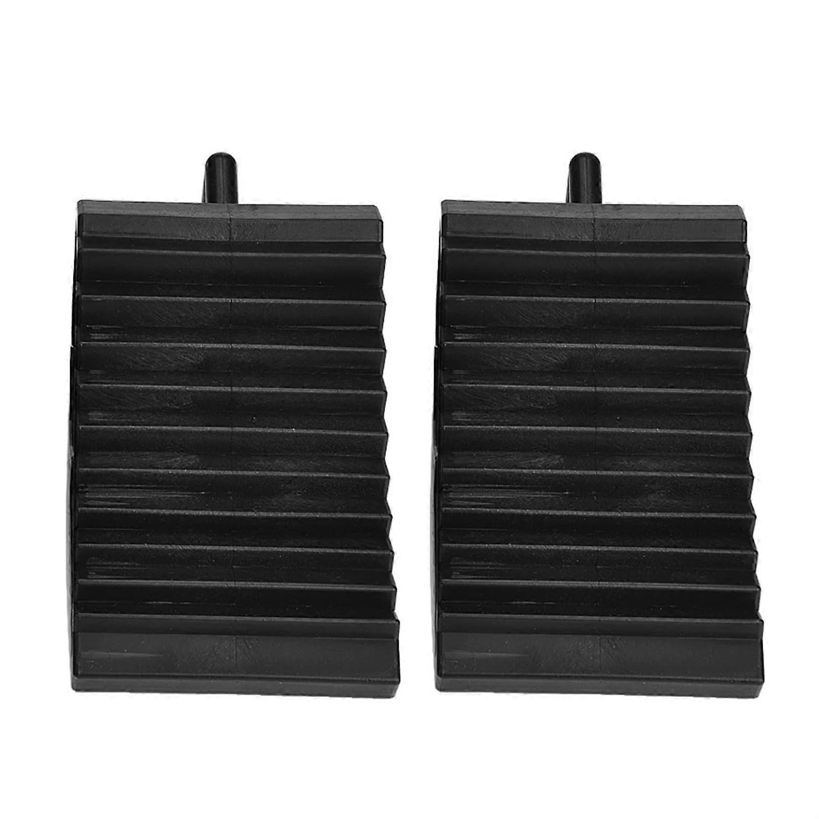 Heavy Duty Wheel Blocks 2 Pack with Handles, Non-Slip Tire Chocks for Cars, Stoppers, and Wheel Slip Prevention